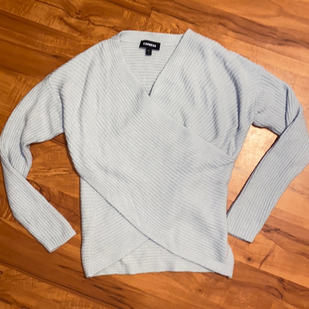 Soft wrap sweater